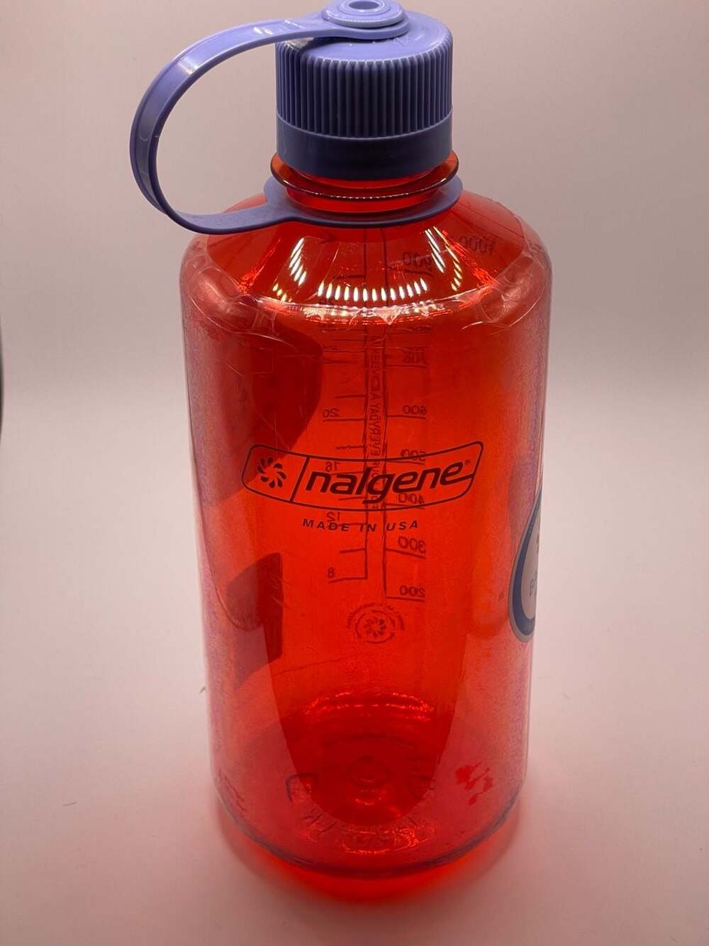 Nalgene 32 oz Narrow Mouth Water Bottle, Marmalade Orange
